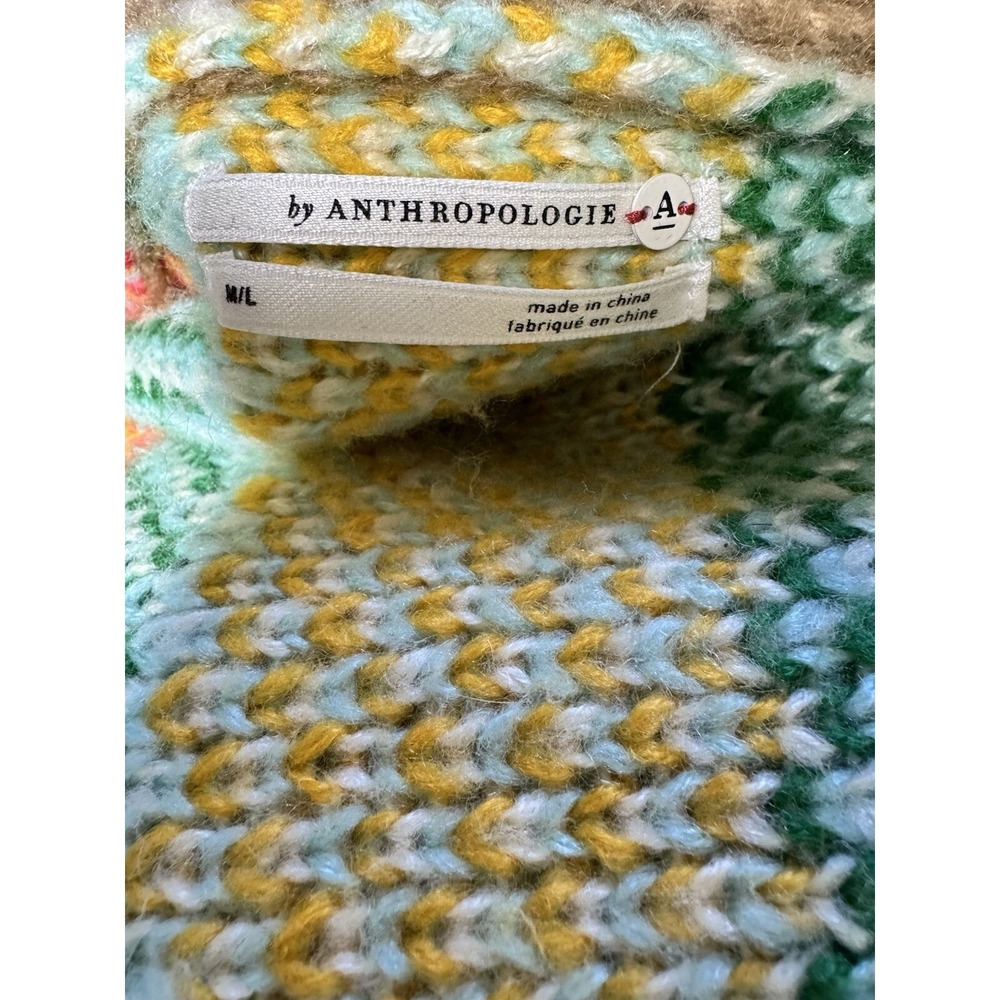 Anthropologie Carlotta Multicolored Shawl Cardigan Women's Size M/L - Picture 11 of 13